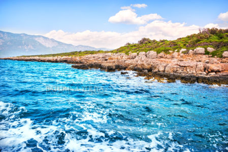 Каменистый остров, остров Седир, Эгейское море, Мармарис, Турция