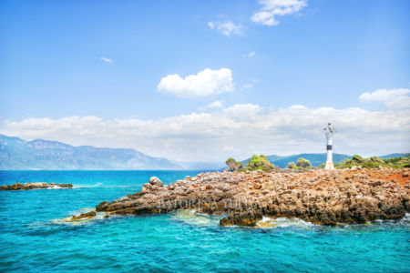 Каменистый остров, остров Седир, Эгейское море, Мармарис, Турция