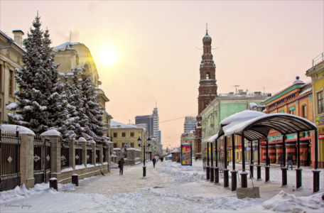 Богоявленская колокольня, улица Баумана, Казань