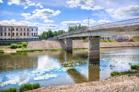 Красный мост через реку Вологда, Вологда