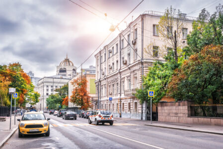 Старинные здания и особняки, особняк Носенкова, Поварская улица, Москва