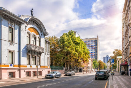 Старинные здания и особняки, особняк Миндовского, улица Поварская, Москва
