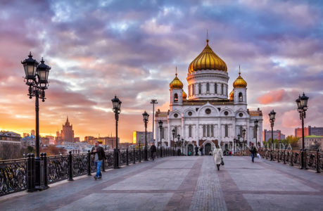 Храм Христа Спасителя и Патриарший мост, Москва
