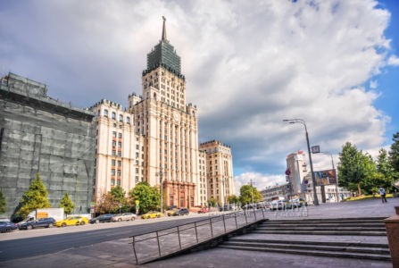 Высотка на Красных Воротах, Садовая-Спасская улица, Москва