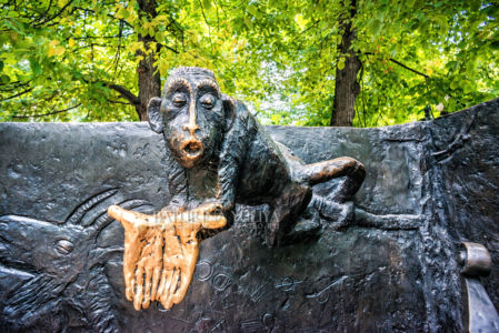 Скульптура басен Крылова, Квартет, Патриаршие пруды, Москва