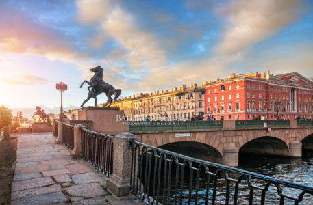 Аничков мост и скульптуры коней, Аничков мост, Санкт-Петербург