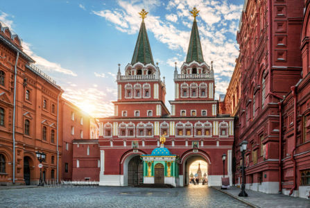 Воскресенские ворота, Манежная площадь, Московский Кремль, Москва