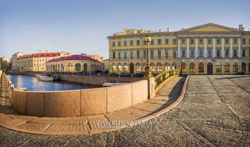 Театральный мост и Мойка, дом Адамини, Круглый рынок, Санкт-Петербург