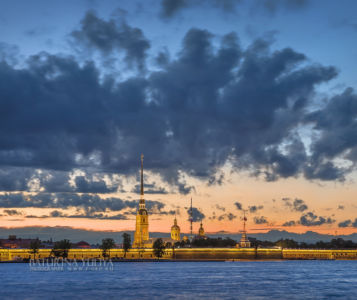 Петропавловская крепость, река Нева, Санкт-Петербург